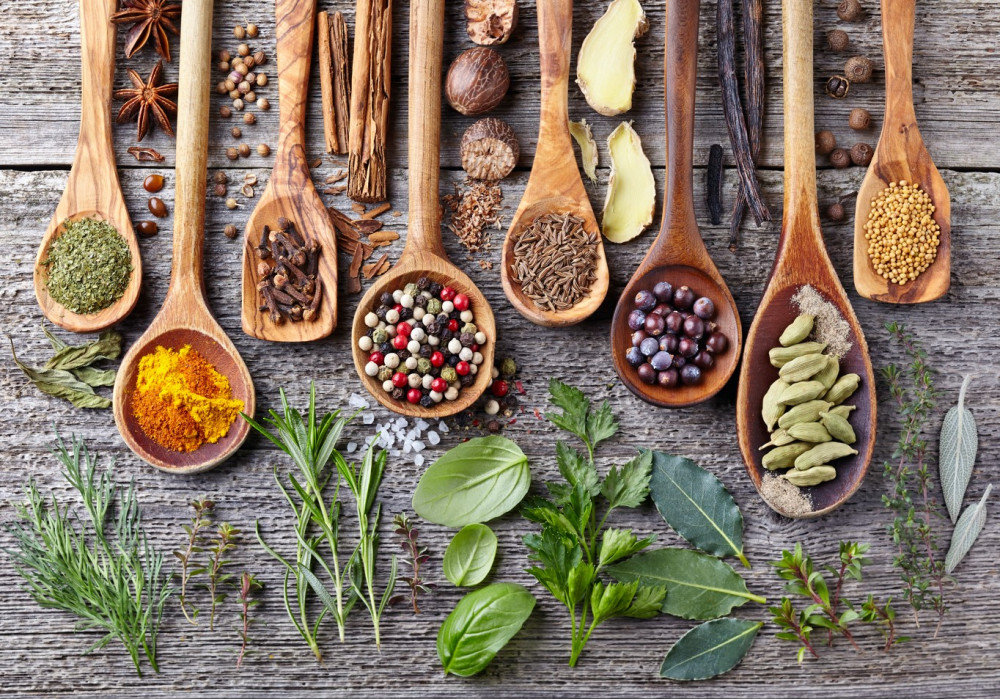 Fototapeta kolorowe aromatyczne przyprawy
