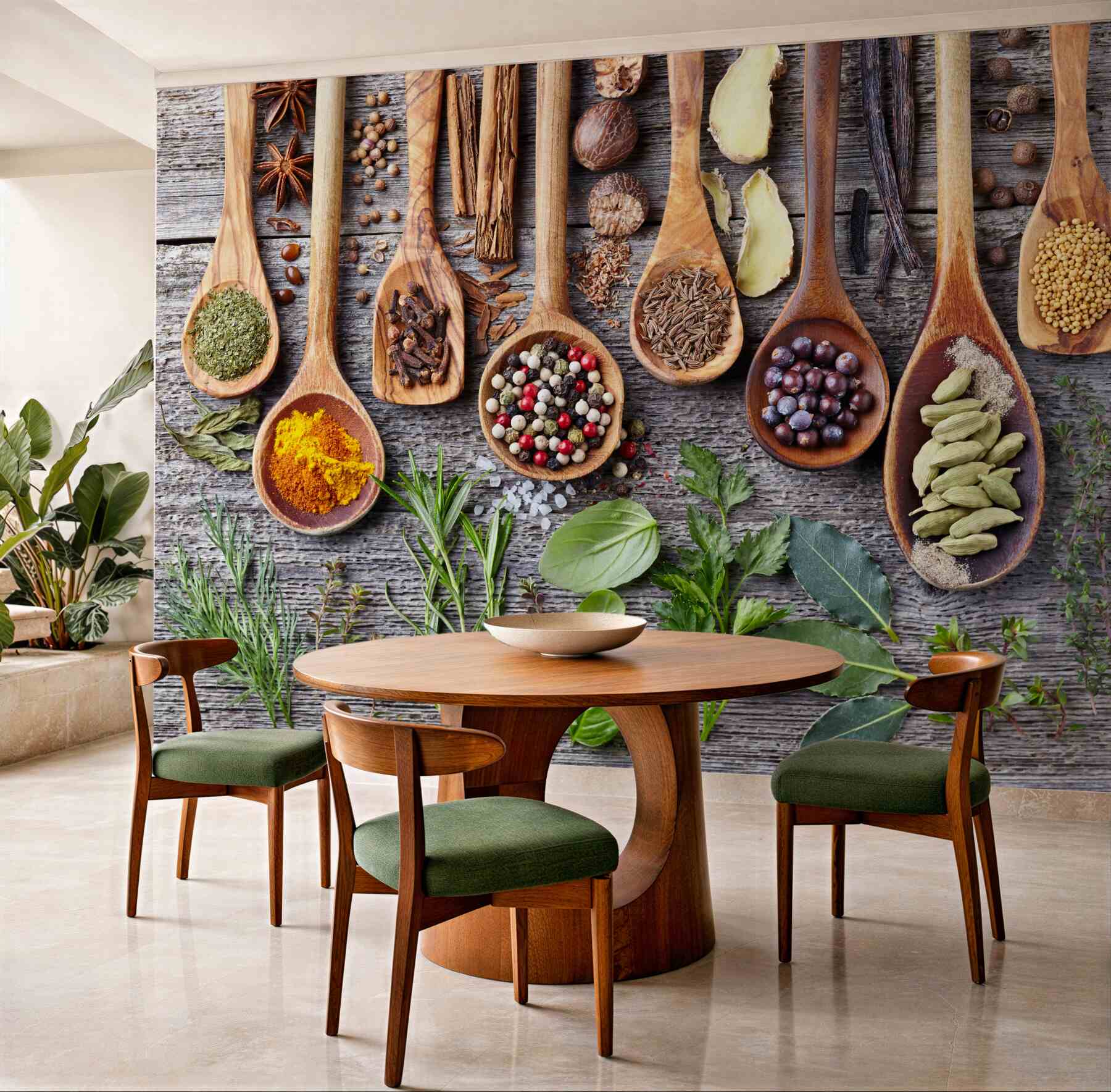 Fototapeta kolorowe aromatyczne przyprawy
