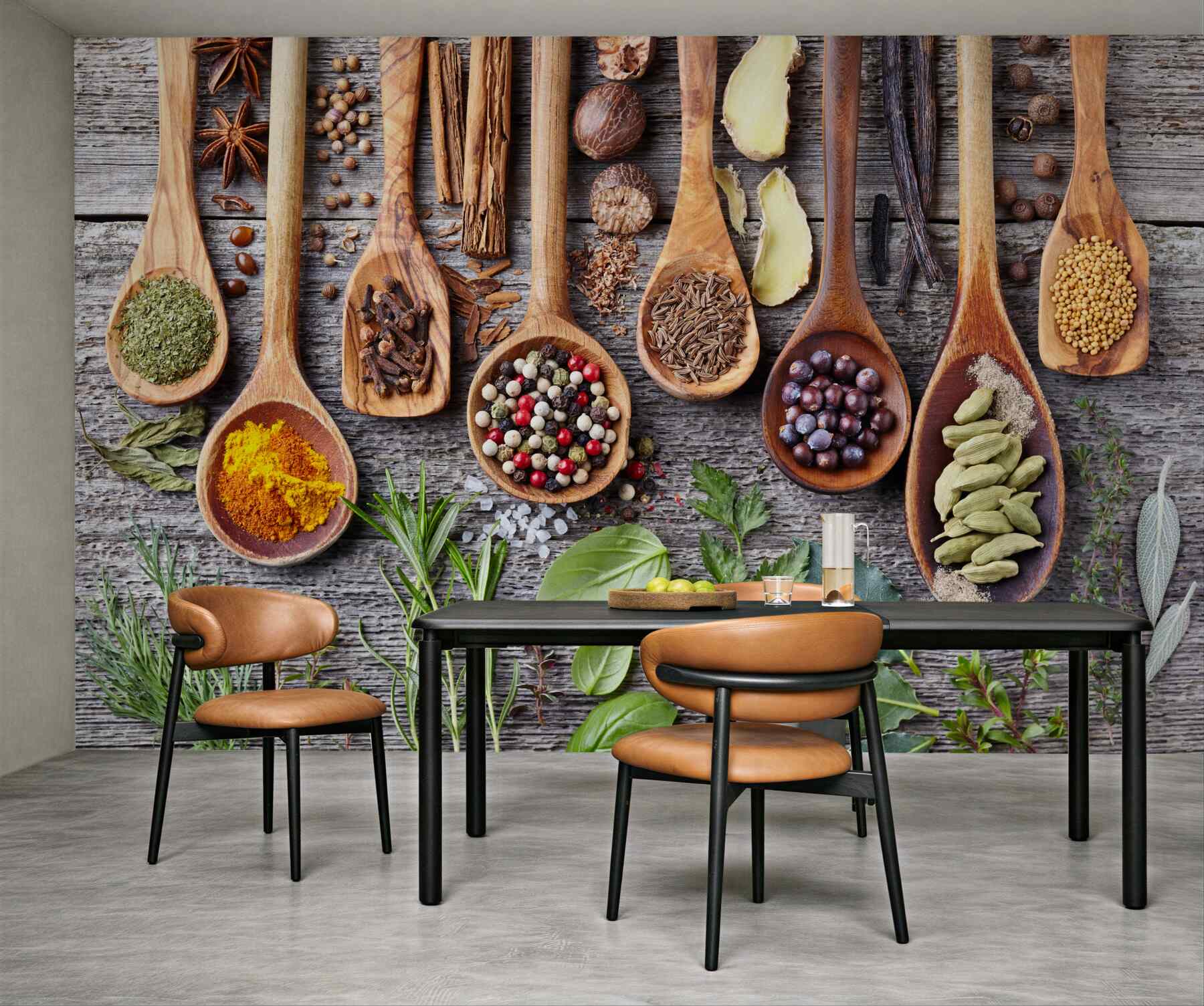 Fototapeta kolorowe aromatyczne przyprawy
