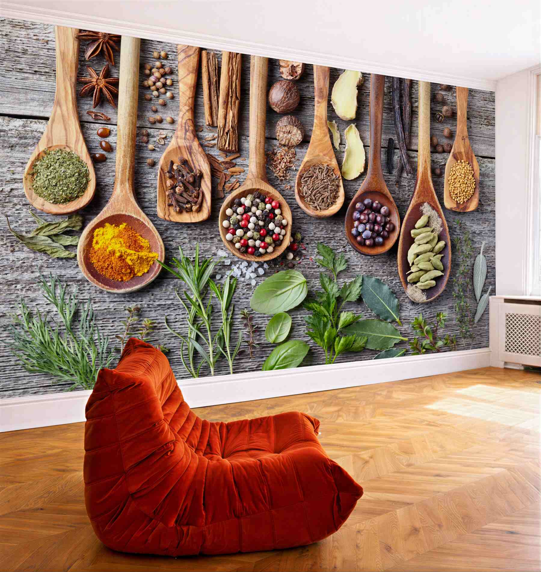 Fototapeta kolorowe aromatyczne przyprawy
