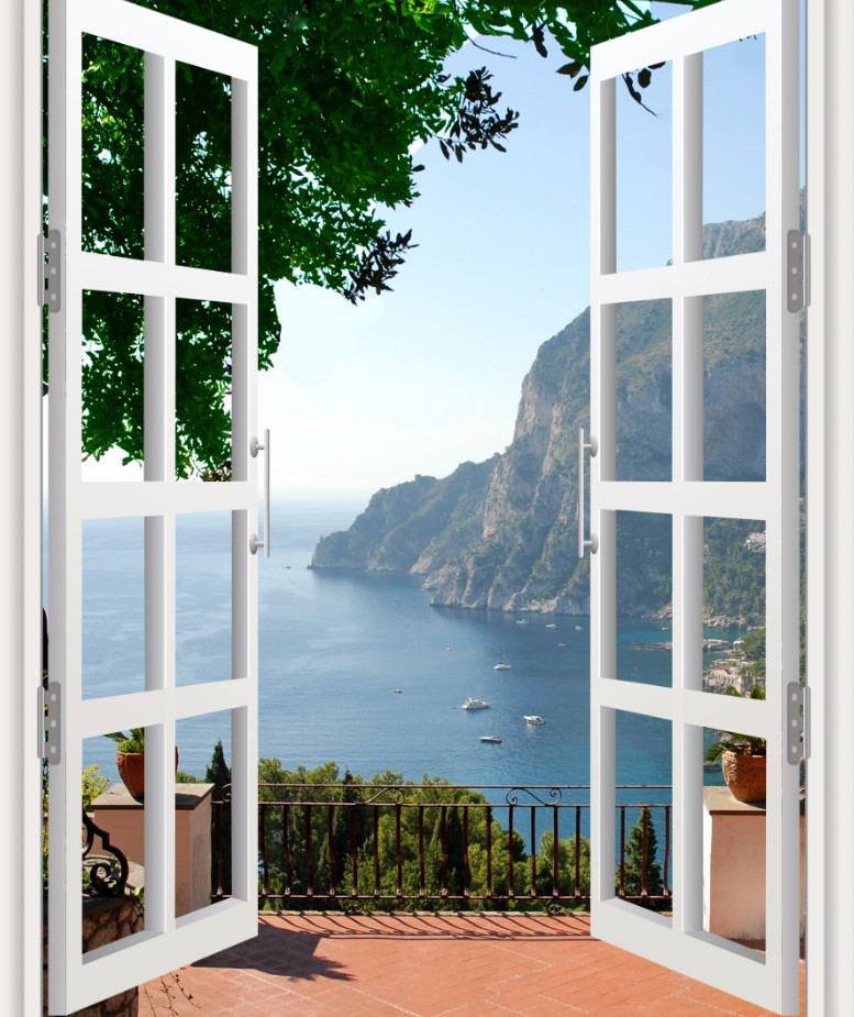 Fototapeta balkon z dostępem do natury