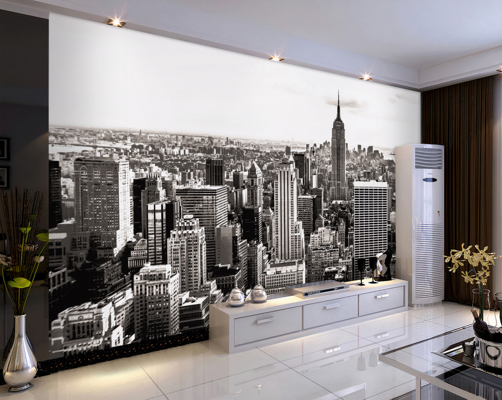 Fototapeta retro panorama Manhattanu
