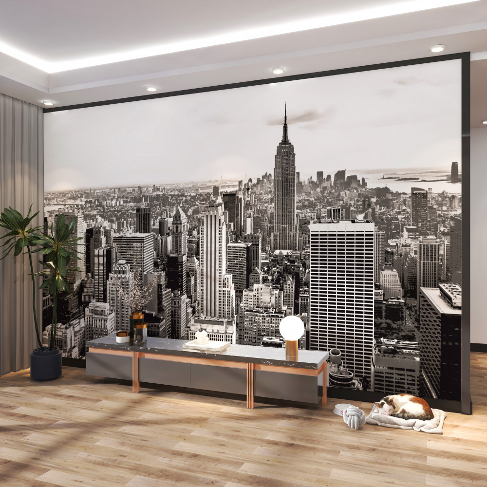 Fototapeta retro panorama Manhattanu