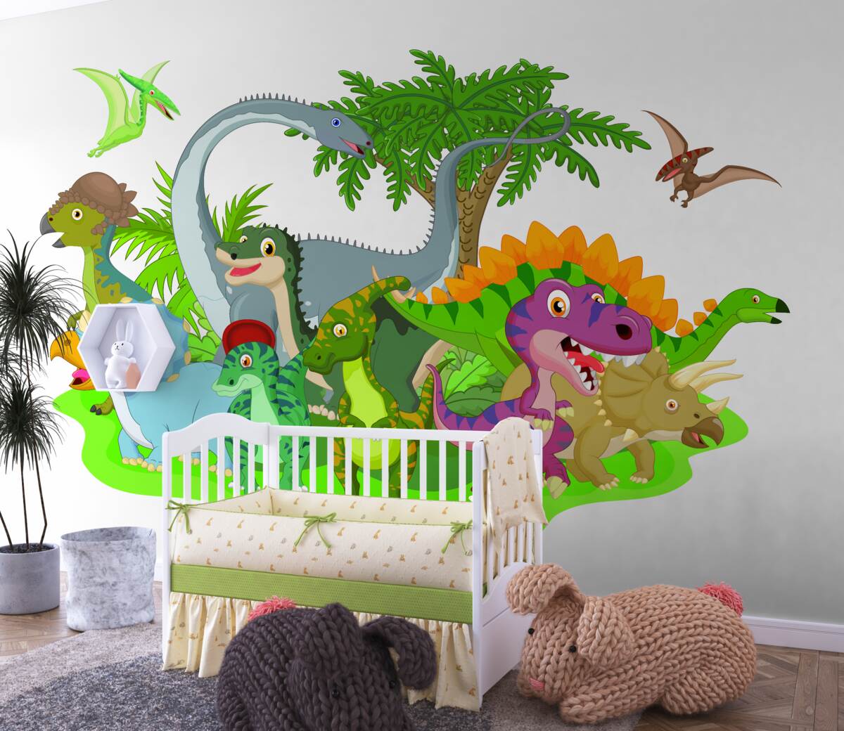 Fototapeta dinozaury z kreskówek