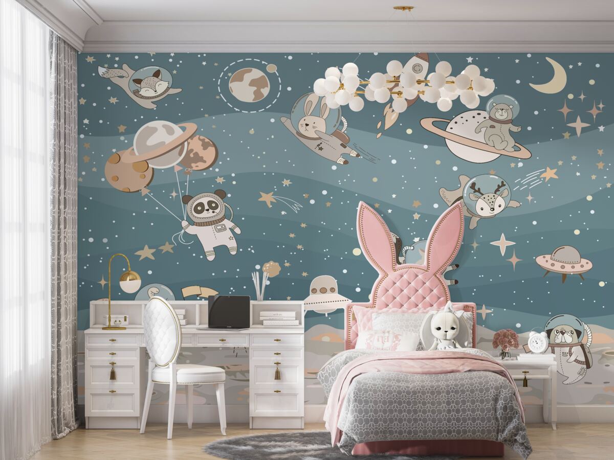 Fototapeta Zwierzęta w kosmosie