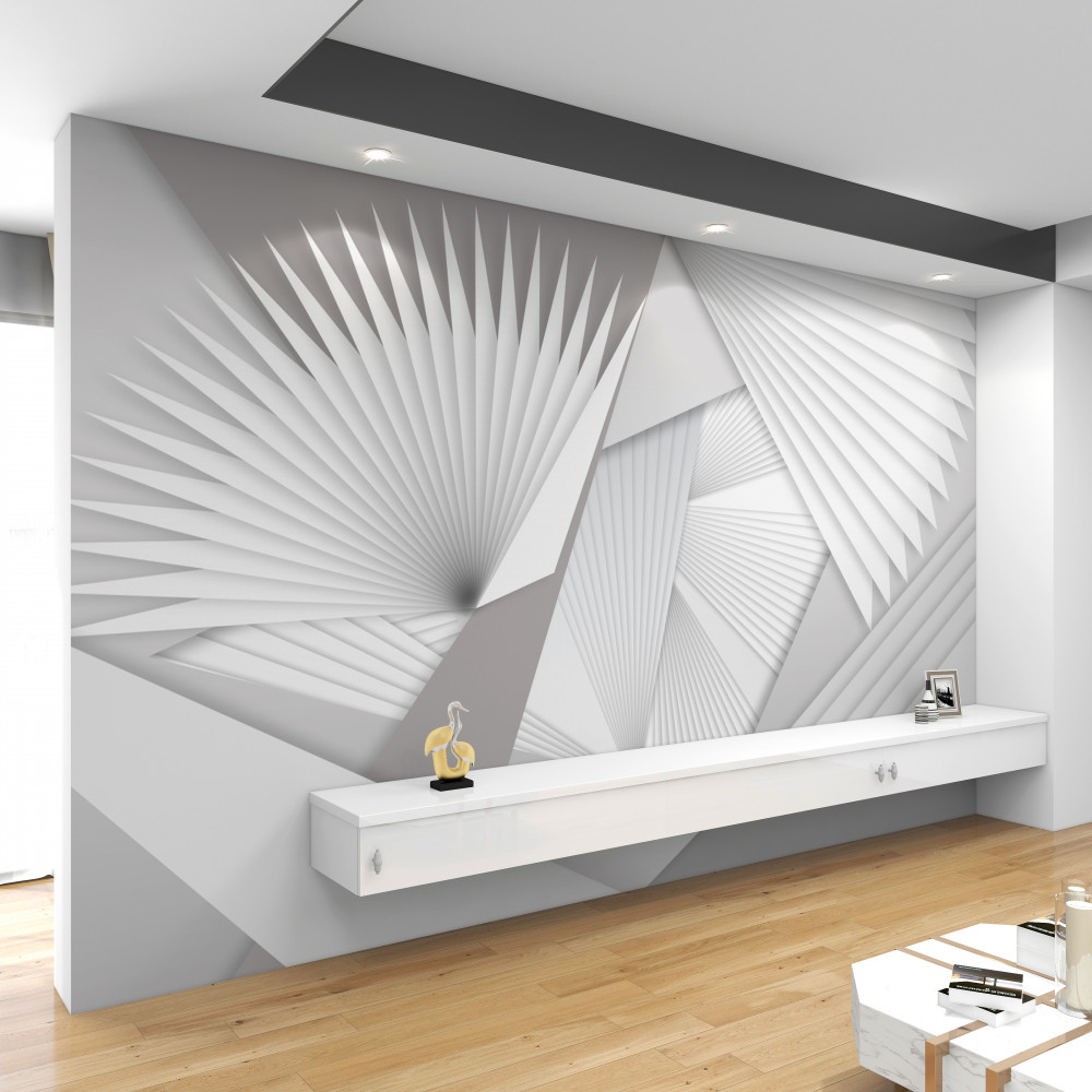 Fototapeta geometryczne kształty w perspektywie