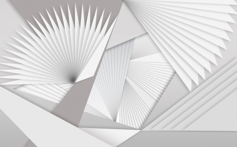 Fototapeta geometryczne kształty w perspektywie