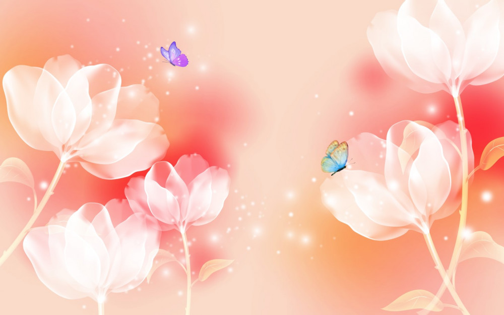 Fototapeta przezroczyste tulipany