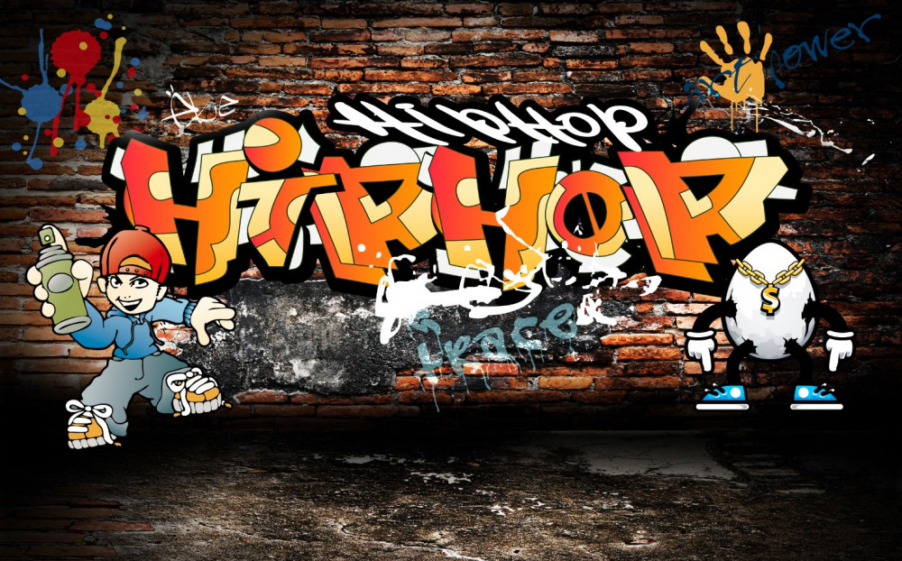 Fototapeta hip-hopowe graffiti