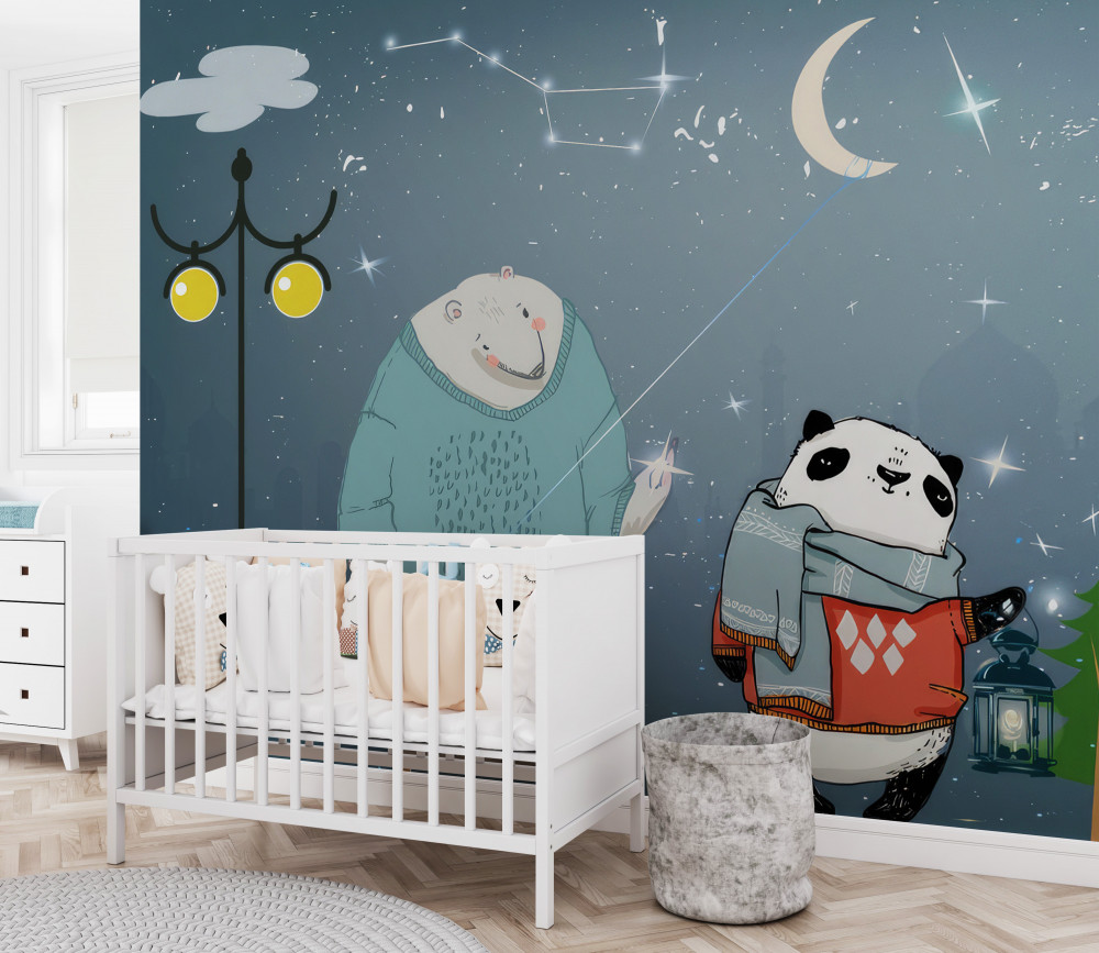 Fototapeta wieczorny spacer niedźwiedzi
