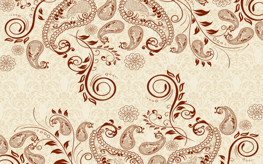 Fototapeta indyjskie brązowe mehendi