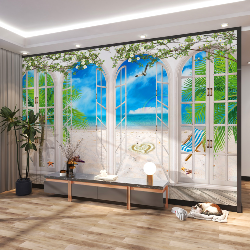 Fototapeta balkon z dostępem do plaży