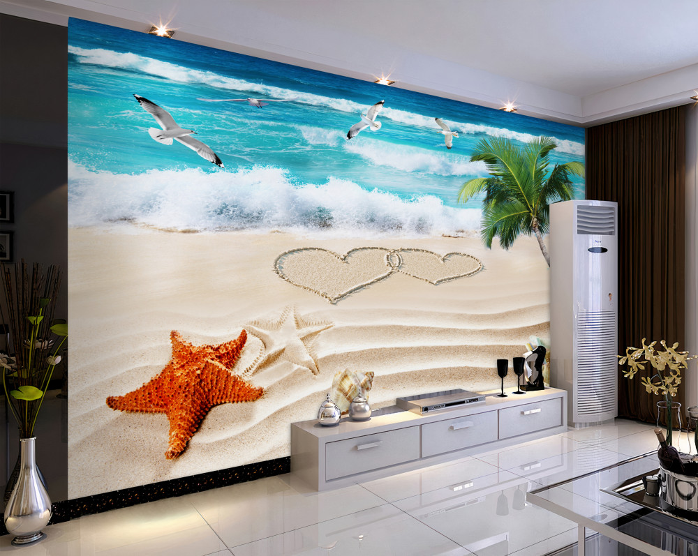 Fototapeta tropikalna plaża i palmy