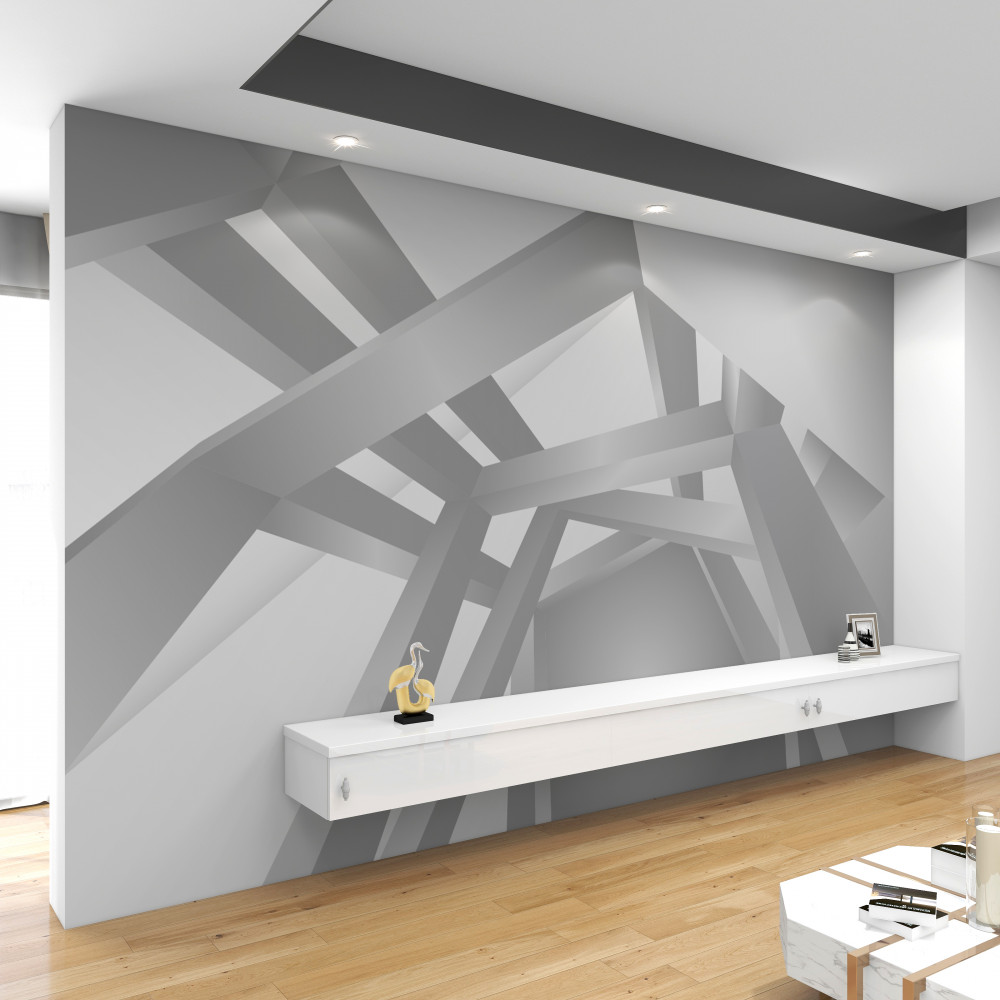 Fototapeta geometryczny korytarz światła