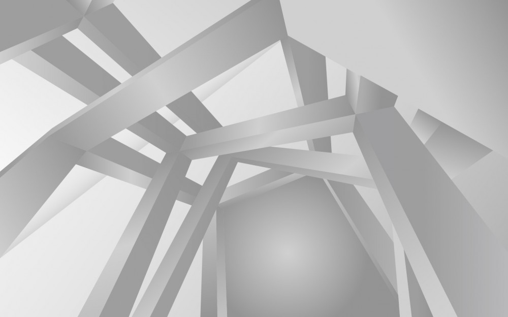 Fototapeta geometryczny korytarz światła