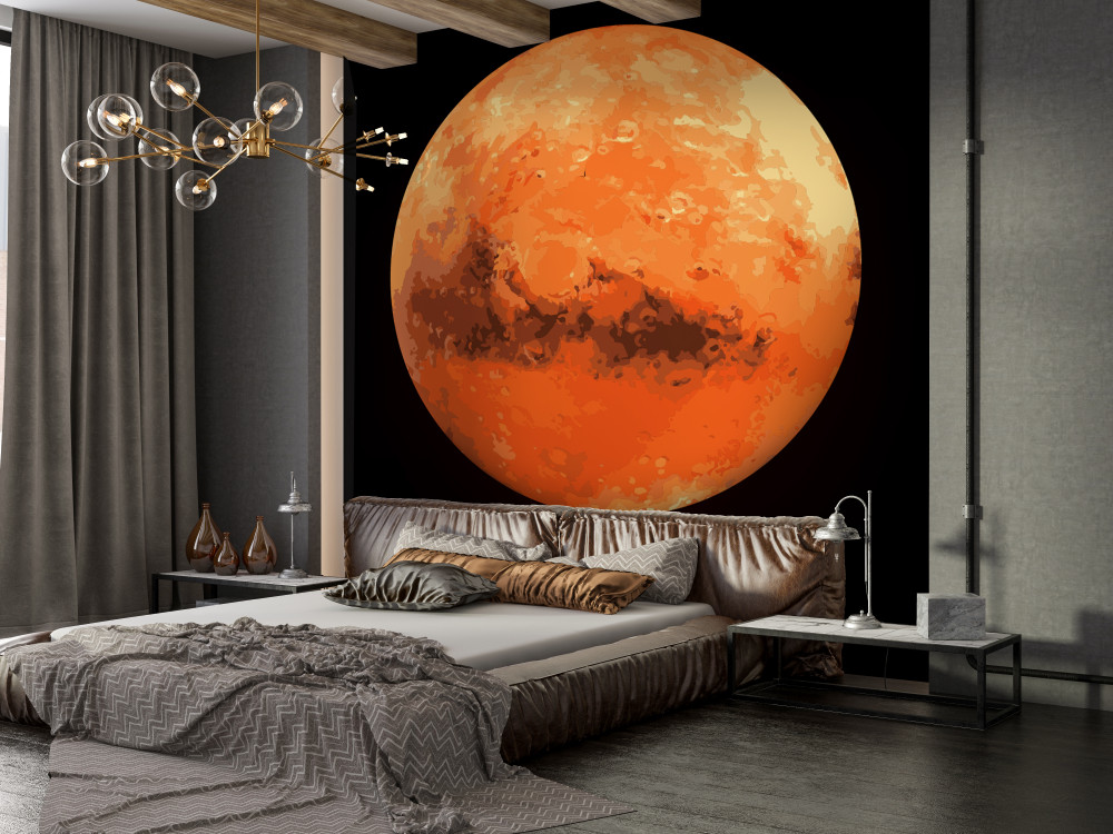 Fototapeta planeta mars blisko