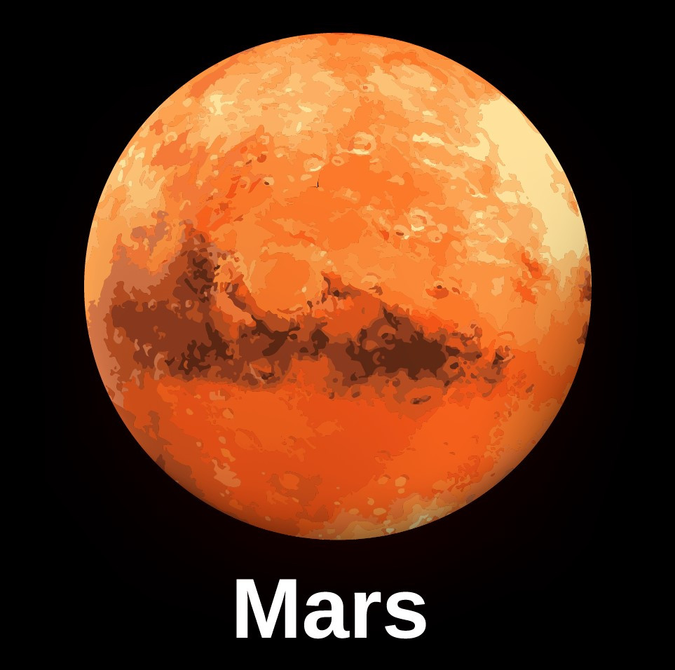 Fototapeta planeta mars blisko