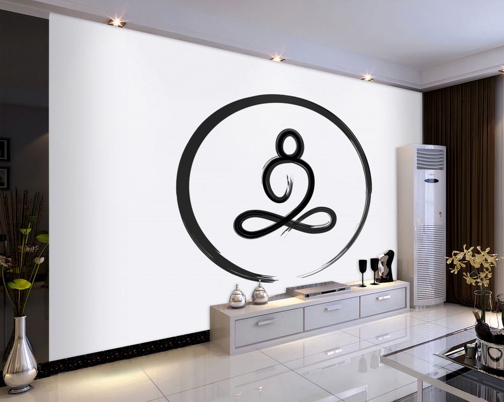 Fototapeta siedzący Budda zen