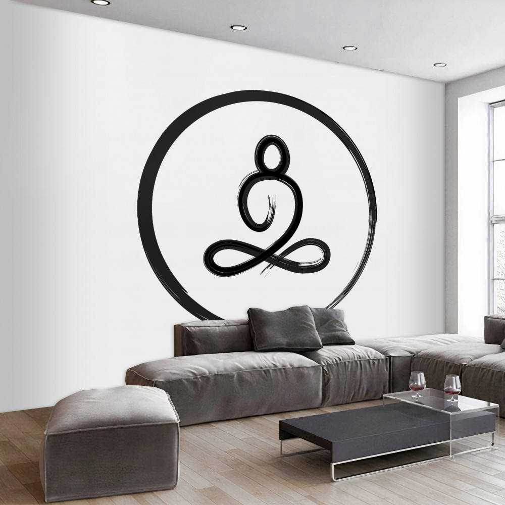 Fototapeta siedzący Budda zen