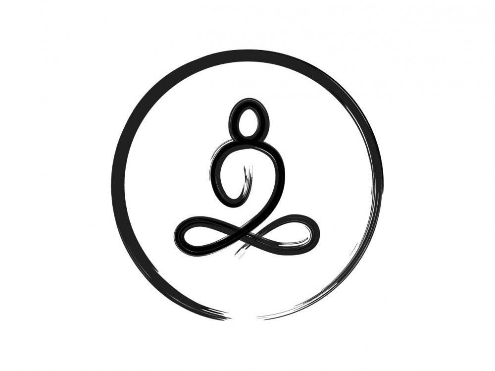 Fototapeta siedzący Budda zen