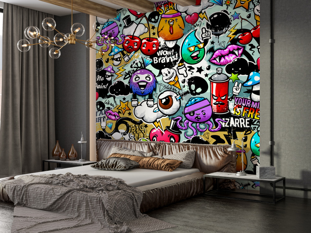 Fototapeta kolorowe graffiti