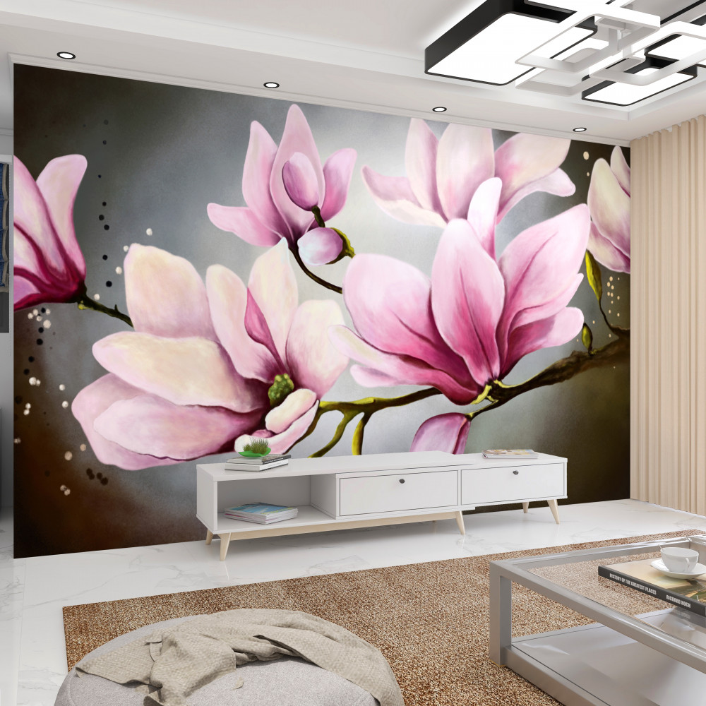 Fototapeta delikatne kwiaty magnolii