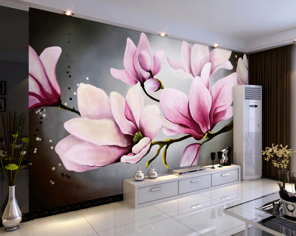 Fototapeta delikatne kwiaty magnolii