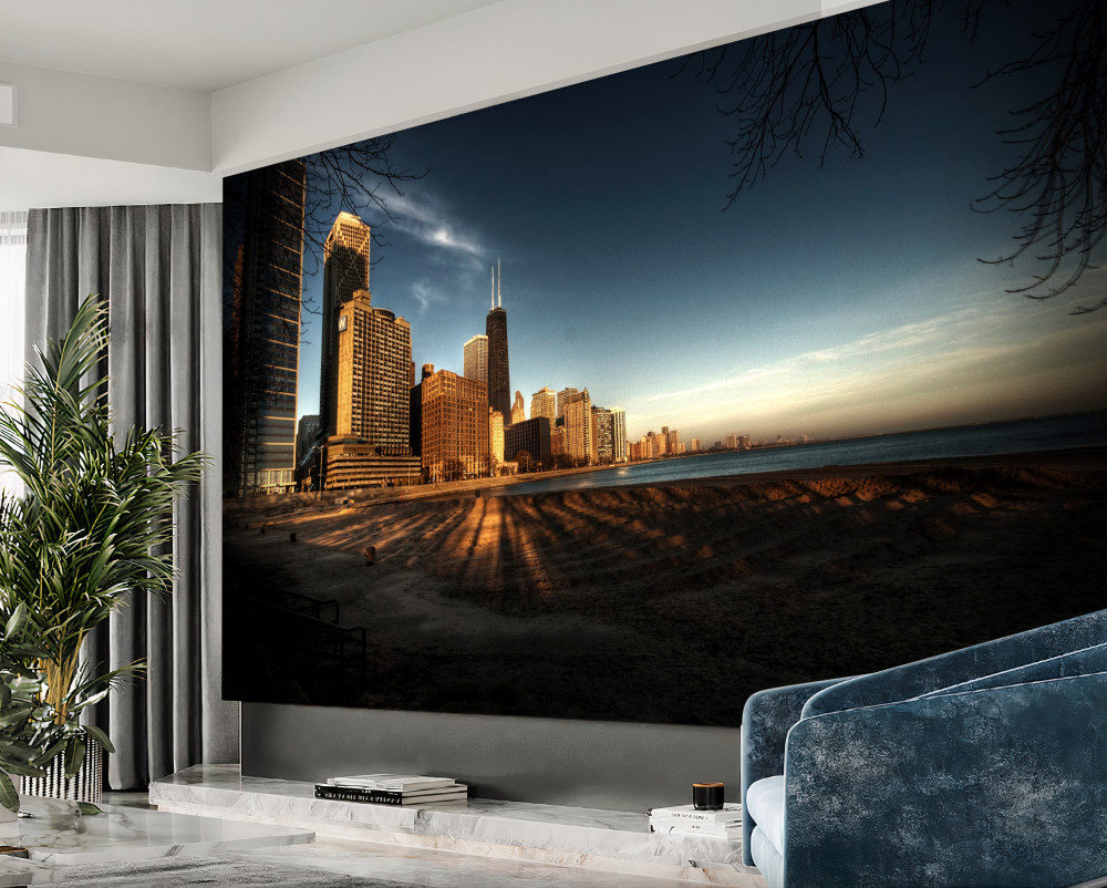 Fototapeta Chicagowski zmierzch