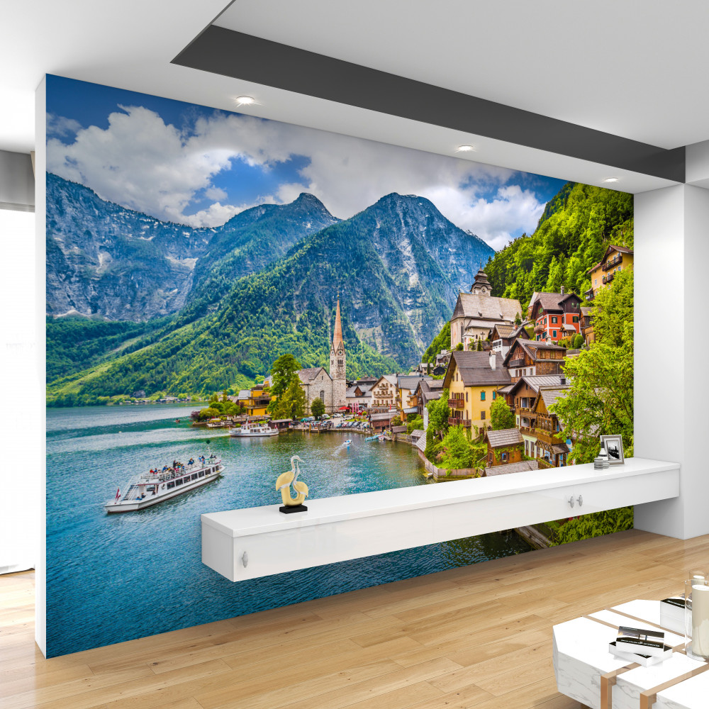 Fototapeta niesamowity austriacki Hallstatt