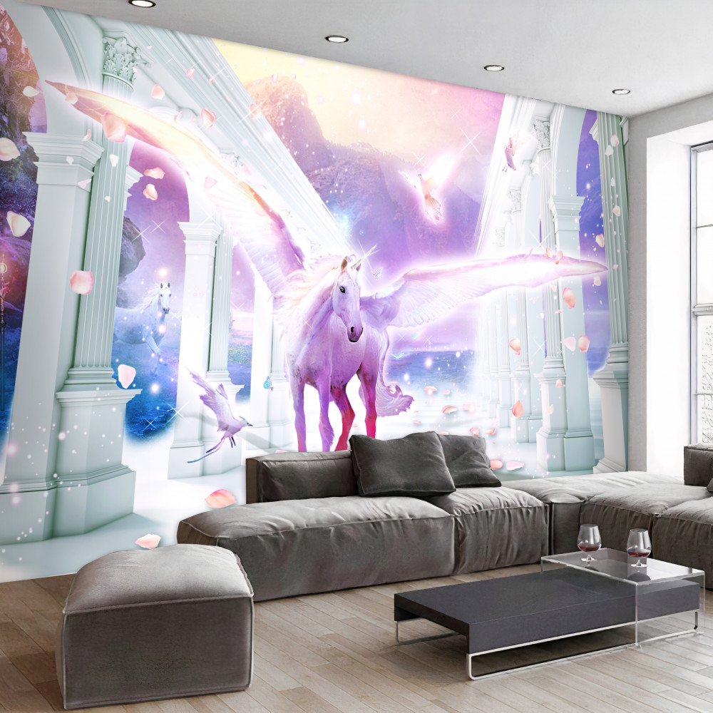 Fototapeta pegaz w świecie fantasy