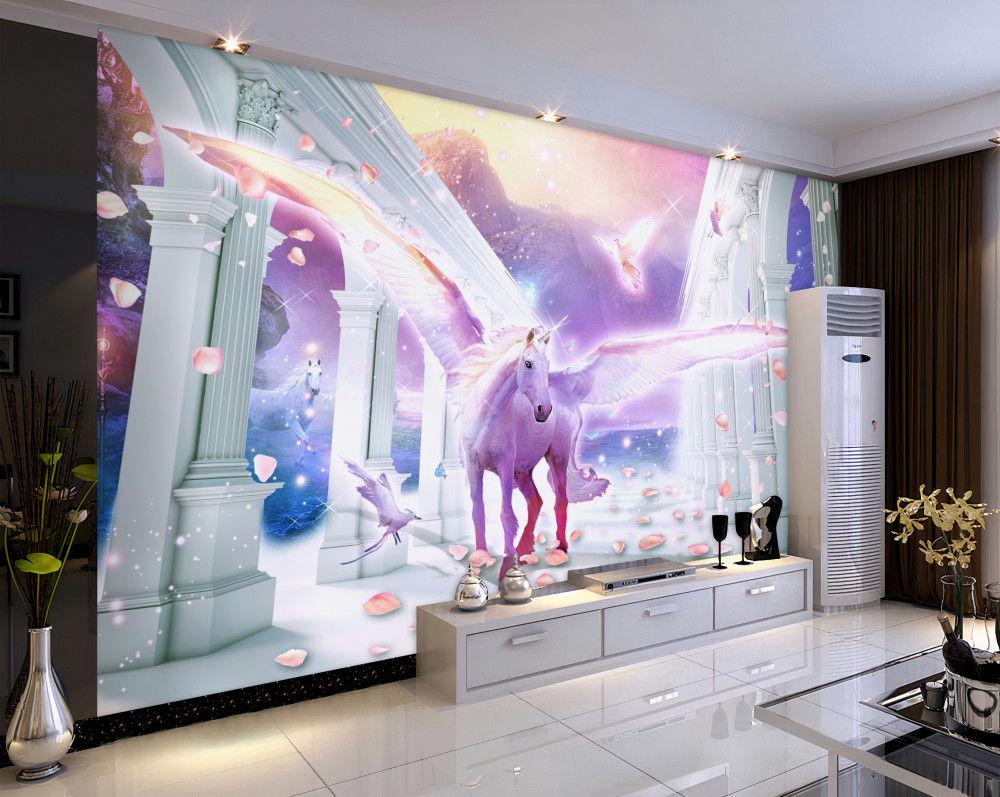 Fototapeta pegaz w świecie fantasy