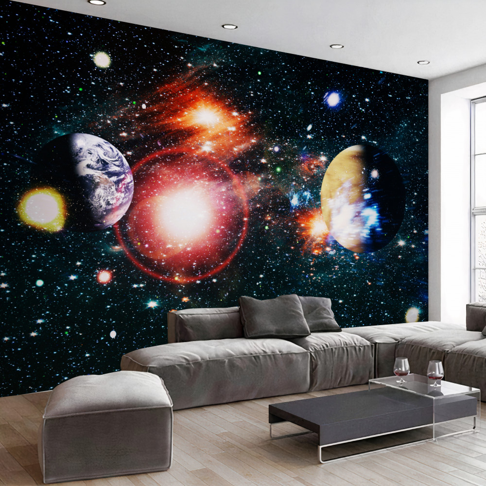 Fototapeta rozgwieżdżone nocne niebo