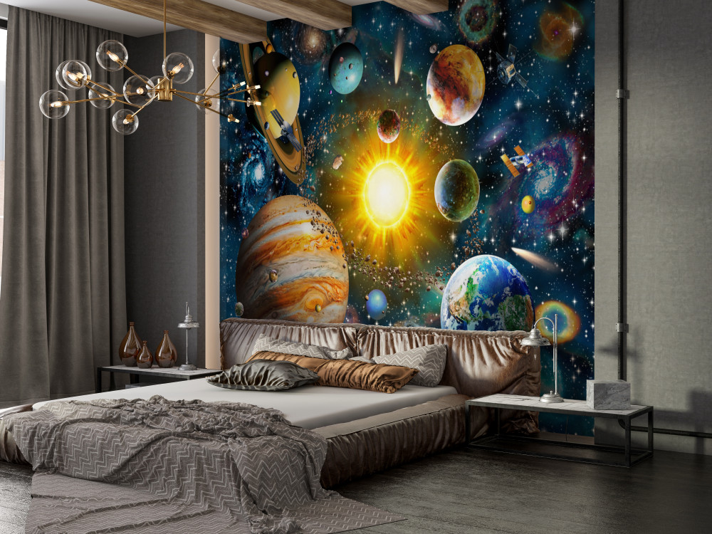 Fototapeta piękno różnych planet