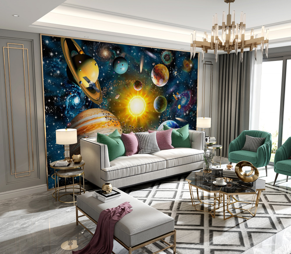 Fototapeta piękno różnych planet
