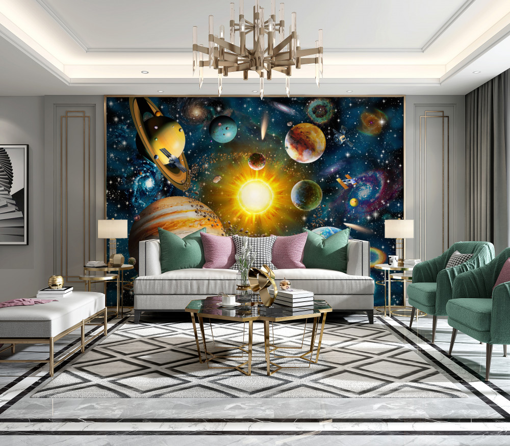 Fototapeta piękno różnych planet