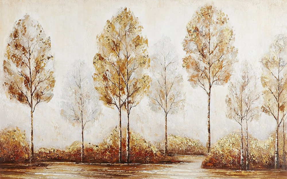 Fototapeta ilustracja jesienny las