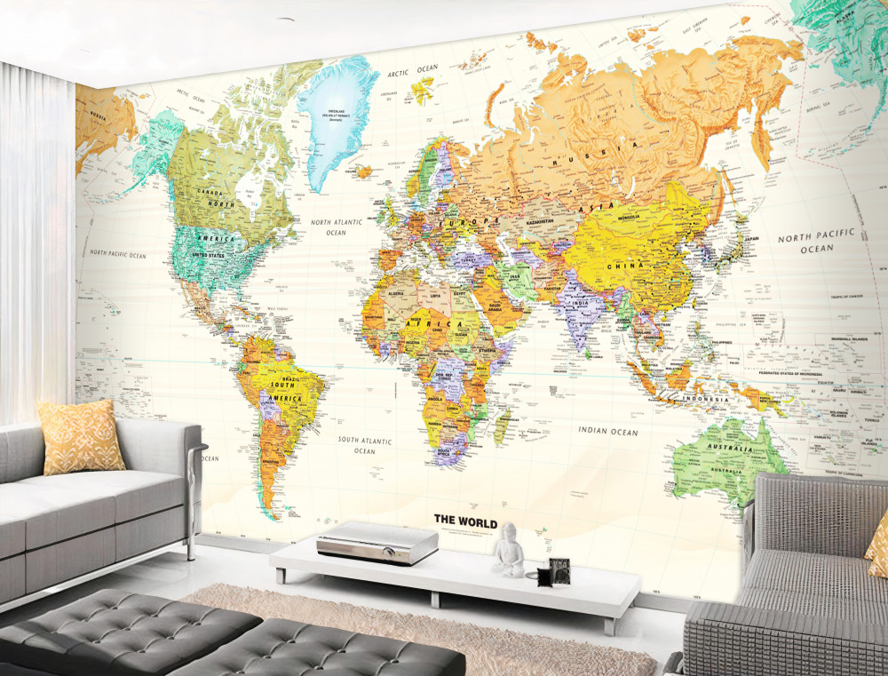 Fototapeta mapa świata świata