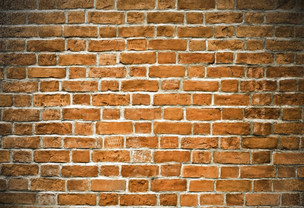 Fototapeta brązowy mur z cegły