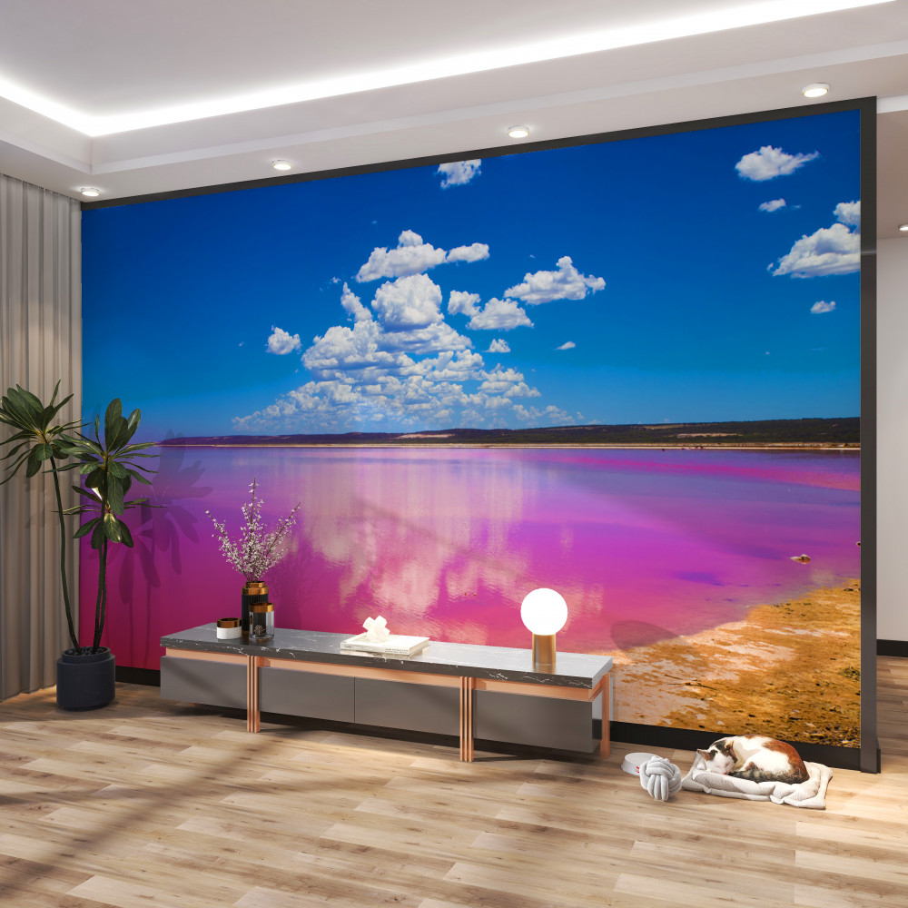 Fototapeta Laguna Różowego Jeziora Hutt