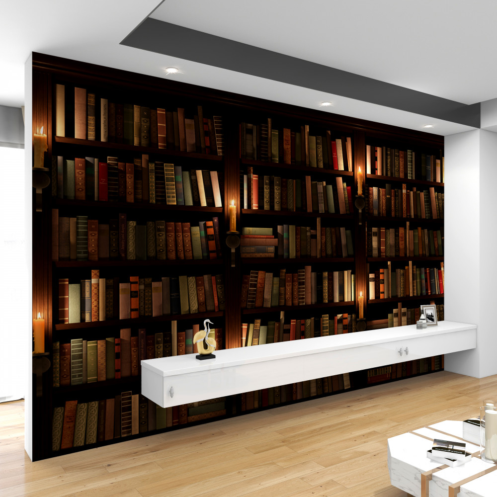 Fototapeta obszerna stara biblioteka