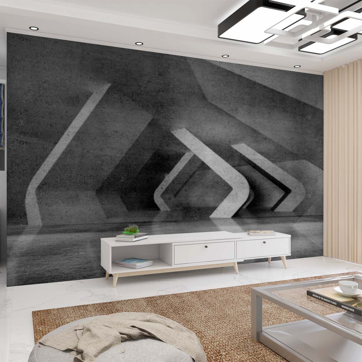 Fototapeta Szary tunel