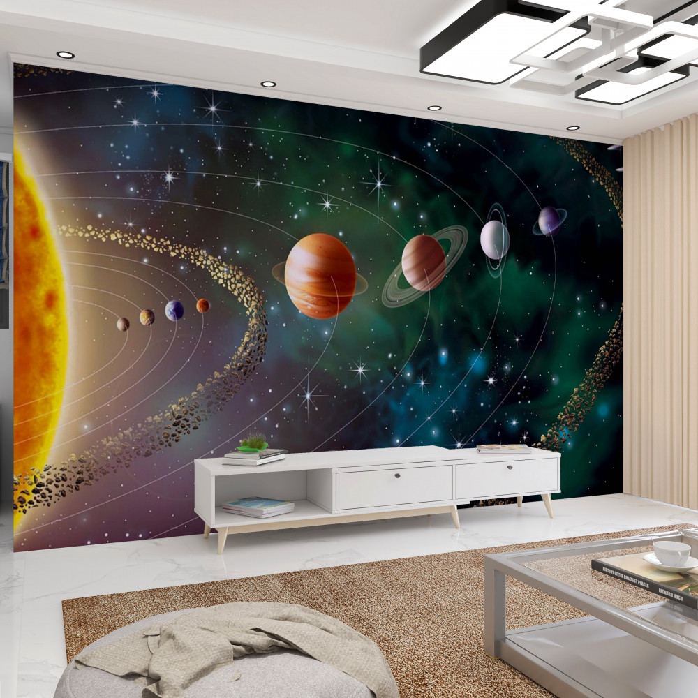 Fototapeta parada planet przed słońcem