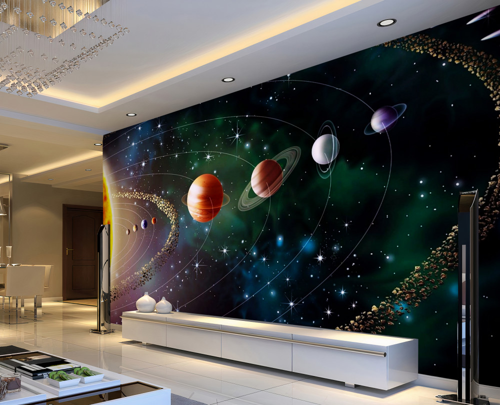 Fototapeta parada planet przed słońcem