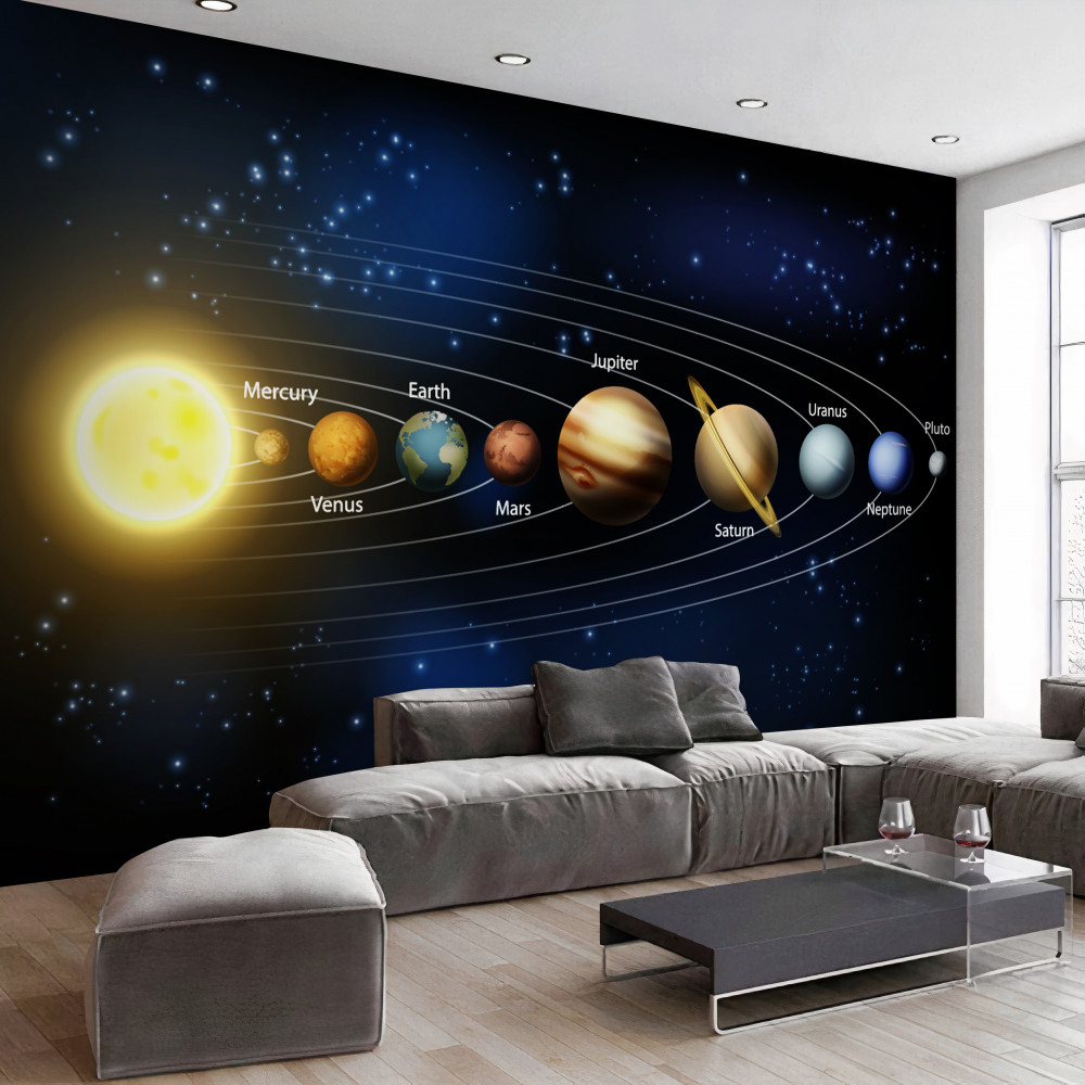 Fototapeta kolejność rotacji planet w naszej galaktyce