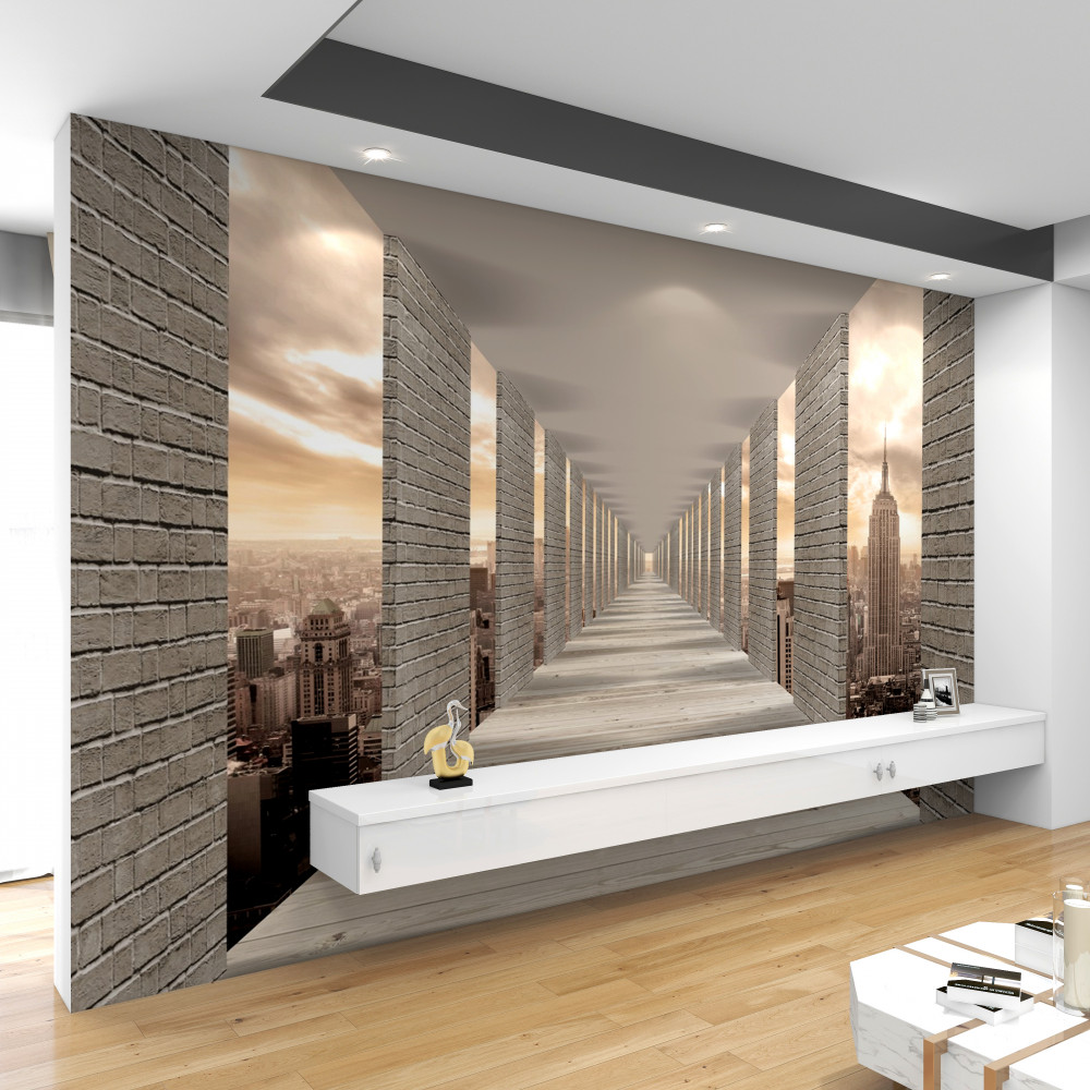 Fototapeta tunel nad Nowym Jorkiem