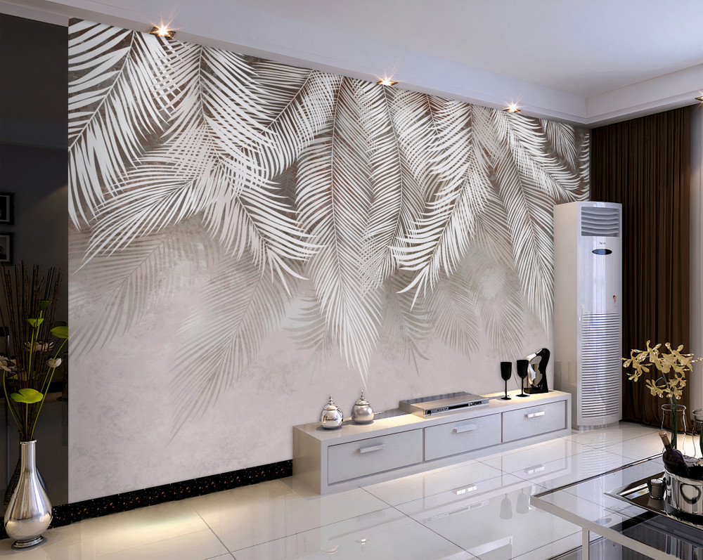 Fototapeta zwisające liście palmowe