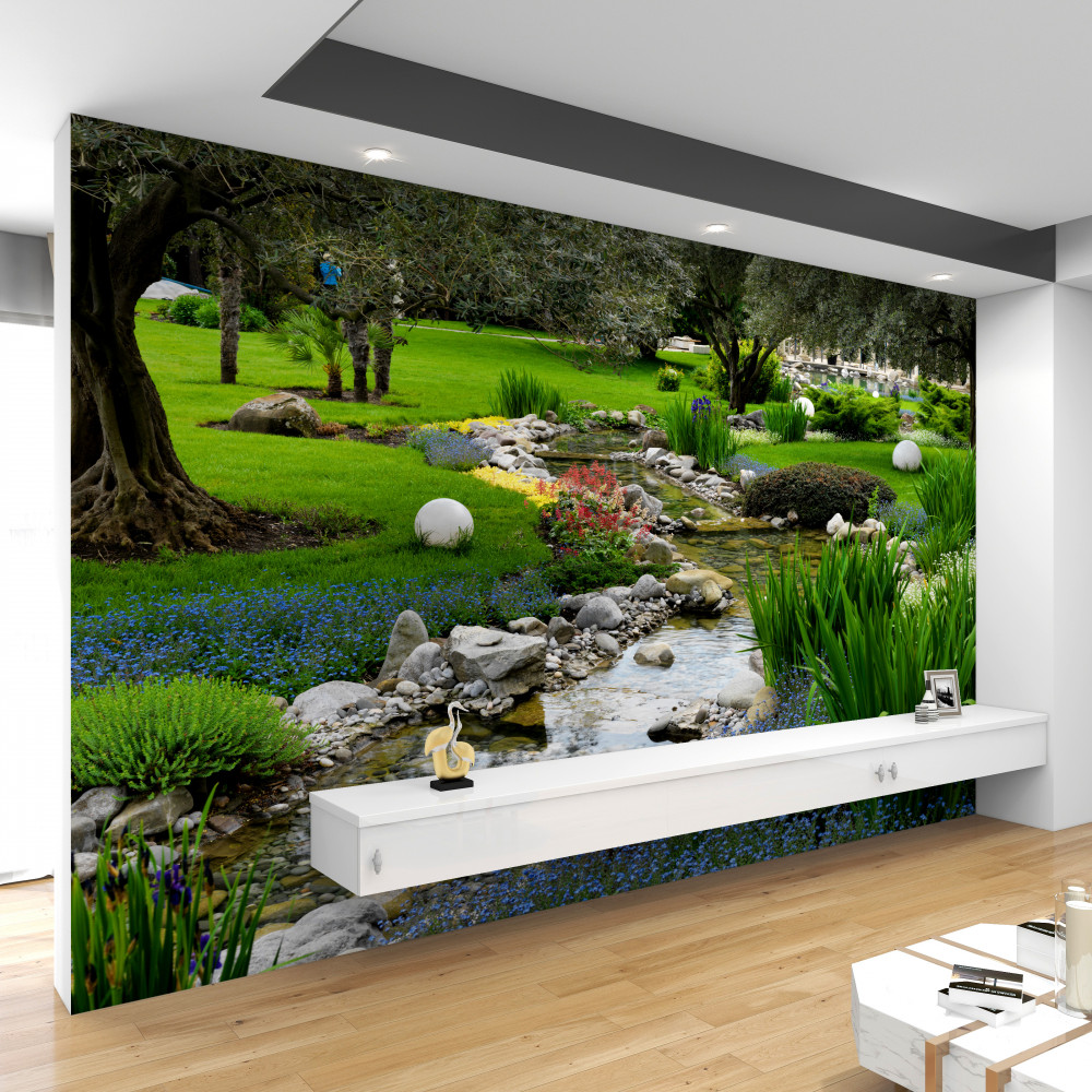 Fototapeta bardzo ładny, dobrze utrzymany park