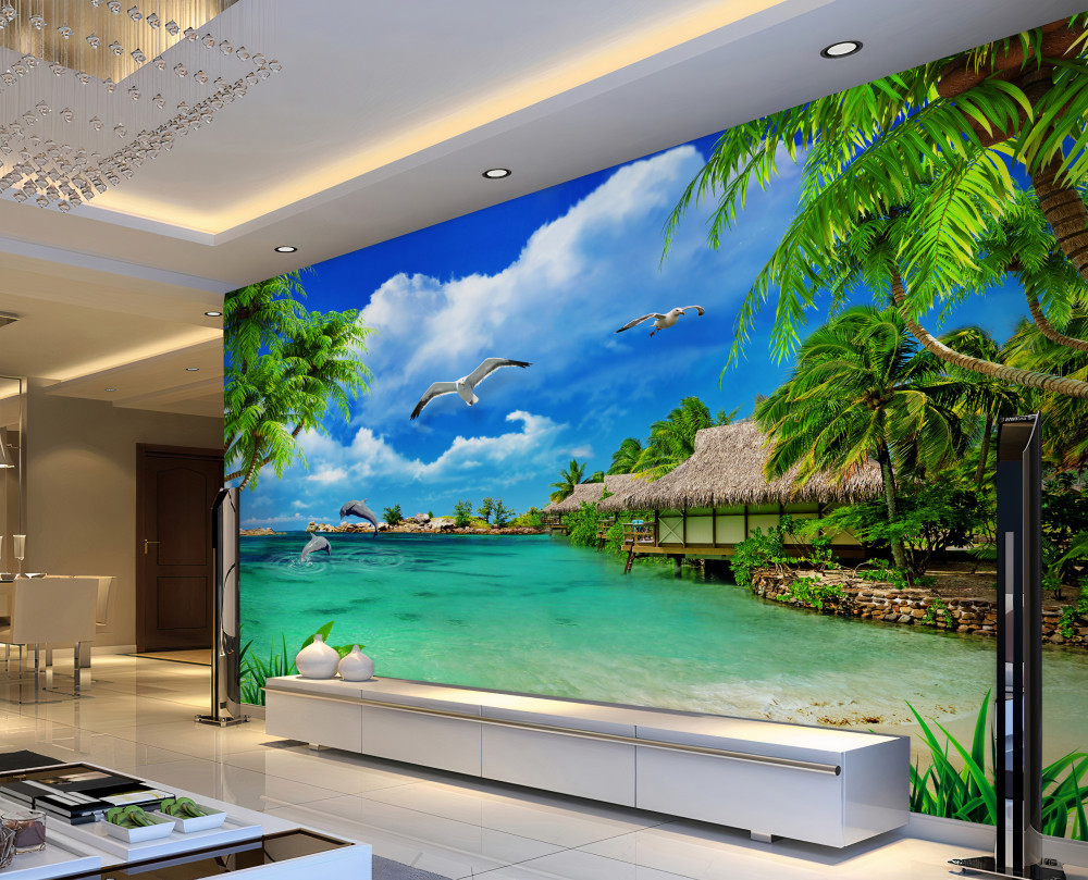 Fototapeta letni bungalow na plaży