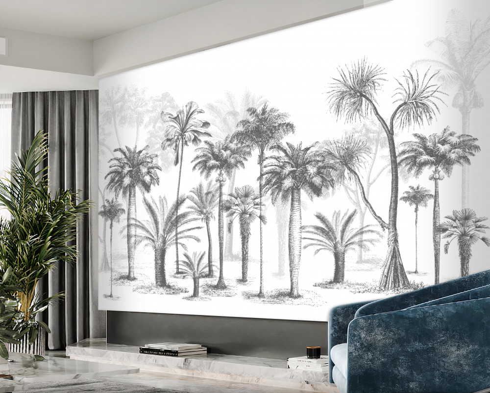 Fototapeta grafika wektorowa palm