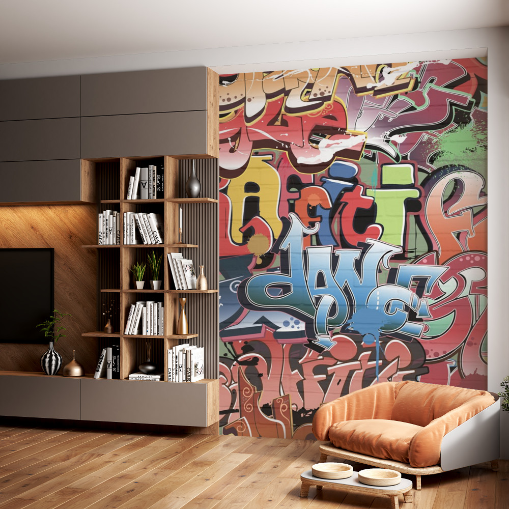 Fototapeta graffiti z jasnym tekstem